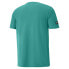 Puma Mapf1 Logo Crew Neck Short Sleeve T-Shirt Mens Green Casual Tops 53369305