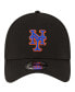 Фото #2 товара Men's Black New York Mets Alternate Team Classic 39THIRTY Flex Hat