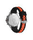 ფოტო #3 პროდუქტის Men's Warrior Tech Chronograph Date Quartz Orange Silicone 47.5MM