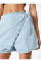 Фото #10 товара Шорты женские Koton модель Kot-мерный мини джинсовый клеш платье памуклу