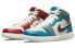 Jordan Air Jordan 1 Mid Anti-Gravity Machines 鸳鸯 中帮 复古篮球鞋 女款 红蓝 / Кроссовки Jordan Air Jordan DM9601-200