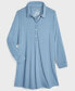 ფოტო #6 პროდუქტის Women's Fluid-Knit Collared Sleepshirt XS-3X, Created for Macy's