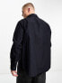 Armani Exchange overshirt in navy