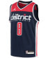 ფოტო #3 პროდუქტის Big Boys Rui Hachimura Navy Washington Wizards 2020/21 Swingman Player Jersey - Statement Edition