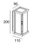 Уличный светильник LUCIDE Claire Mini 200x110x90 мм, 1x15 Вт, E27, IP54, черный, 1,1 кг - фото #43