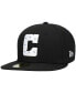 Фото #1 товара Men's Black Indianapolis Colts Logo Omaha 59FIFTY Fitted Hat