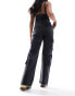 Фото #3 товара Urban Bliss denim cargo jeans in washed black