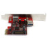 Фото #8 товара StarTech.com 2 port PCI Express SuperSpeed USB 3.0 Card with UASP Support - 1 Internal 1 External - PCIe - USB 3.2 Gen 1 (3.1 Gen 1) - Red - CE - FCC - 0 - 50 °C - -20 - 60 °C