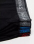 Фото #6 товара Jack & Jones 3 pack trunks with colour pop waistband in black