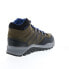 Фото #16 товара Wolverine Luton Hiker Waterproof Mid W880372 Mens Gray Leather Hiking Boots