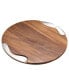 Фото #2 товара Nambe 15" Wood Cheese Block with Magnetic Knife and Spreader