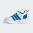 Детские кроссовки adidas x LEGO® Racer TR21 Elastic Lace and Top Strap Shoes (Белые)