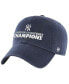 Фото #1 товара Men's Navy New York Yankees 2022 AL East Division Champions Clean Up Adjustable Hat