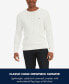 Men's Classic Cable Crewneck Sweater Синий, S - фото #5