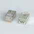 Фото #3 товара ROLINE Cat.5e Modular Plug - 8p8c - shielded - for Stranded Wire 10 pcs. - RJ-45 - Silver - 1 pc(s)