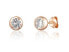 Minimalist bronze stud earrings SVLE0897XH2RO0