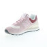 Фото #10 товара New Balance 574 U574OY2 Mens Pink Suede Lace Up Lifestyle Sneakers Shoes
