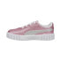 Фото #5 товара Puma Carina 2.0 Glitter Lace Up Toddler Girls Pink Sneakers Casual Shoes 391413