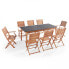 Gartentisch mit 8 Stühle Arles
