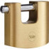 Key padlock Yale Rectangular Golden