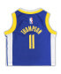 Фото #2 товара Infant Boys and Girls Klay Thompson Blue Golden State Warriors Swingman Player Jersey - Icon Edition