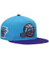 ფოტო #1 პროდუქტის Men's Light Blue and Purple Utah Jazz Hardwood Classics Snapback Hat