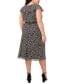 ფოტო #2 პროდუქტის Plus Size Ruffled Printed Smocked-Waist Midi Dress
