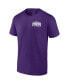 Men's Purple TCU Horned Frogs College Football Playoff 2022 Fiesta Bowl Champions Score T-shirt
