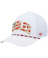 Фото #1 товара Men's White Philadelphia Eagles Hitch Stars and Stripes Trucker Adjustable Hat