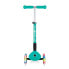 Фото #7 товара 3-wheel scooter Globber Foldable Lights Emerald Green Jr 437-107