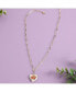 Women's Rose Heart Pendant Necklace