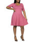 Plus Size Knee Length Dress