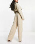 Фото #4 товара Vero Moda Aware wide leg tailored trouser in stone