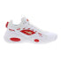 Reebok Solution Mid Mens White Synthetic Lace Up Athletic Basketball Shoes