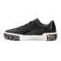 Фото #3 товара Puma Cali Bold Nyc Graphic Perforated Lace Up Womens Black Sneakers Casual Shoe