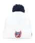 Men's White FC Dallas Jersey Hook Cuffed Knit Hat with Pom