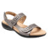 Фото #2 товара Trotters Romi T2118-033 Womens Gray Leather Strap Slingback Sandals Shoes 6.5