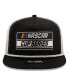 Фото #3 товара Men's Black, White Nascar Golfer Snapback Adjustable Hat