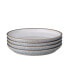 Studio Grey 4 Piece Medium Coupe Plate Set