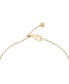 ფოტო #4 პროდუქტის Diamond Aquarius Disc 18" Pendant Necklace (1/10 ct. t.w.) in Gold Vermeil, Created for Macy's