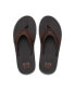 ფოტო #3 პროდუქტის Men's Leather Fanning Sandals