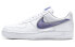 Фото #2 товара Nike Air Force 1 Low 镭射 大钩子 低帮 板鞋 男女同款 白 / Кроссовки Nike Air Force AO2441-101