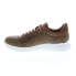 Фото #5 товара Bruno Magli Vista BM1VSTO1P Mens Brown Suede Lace Up Lifestyle Sneakers Shoes 10
