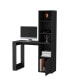 Фото #4 товара Peterson Computer Desk With 4-Tier Bookcase And 1-Door Cabinet