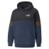 Фото #1 товара Puma Power Winterized Hoodie Mens Black, Blue Casual Outerwear 84985473