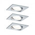 PAULMANN 934.38 - Recessed lighting spot - GU10 - 3 bulb(s) - LED - 2700 K - Aluminium