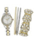 Women's Two-Tone Stainless Steel Bracelet Watch 31mm Gift Set