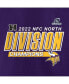 Фото #2 товара Men's Purple Minnesota Vikings 2022 NFC North Division Champions Big and Tall Divide and Conquer T-shirt