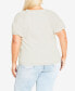 Plus Size Brittany V-neck Top