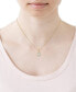 ფოტო #2 პროდუქტის Opal (1/2 ct. t.w.) & Diamond (1/5 ct. t.w.) Oval Halo 18" Pendant Necklace in 14k Gold